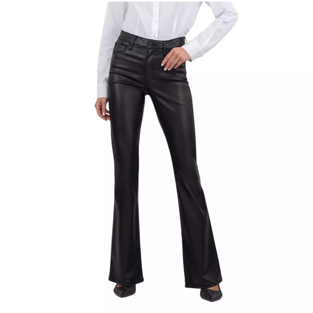 Kut From the Kloth Ana High Rise Fab Ab Flare Coated Jeans size 8